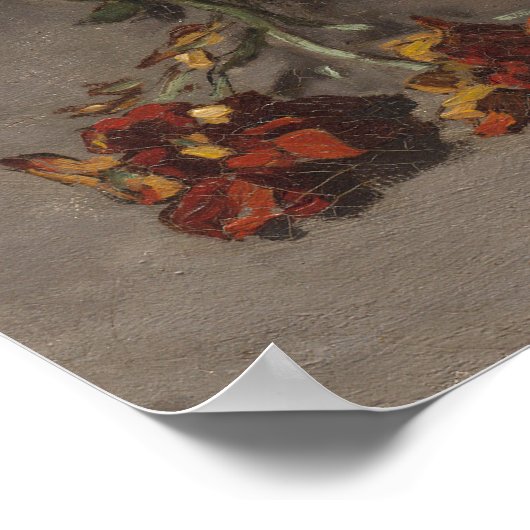 Monets Frühlingsblumen Poster (Ecke)