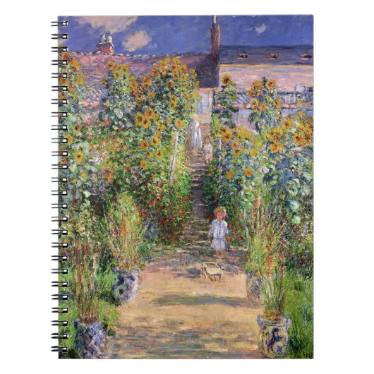 Monet's Garden at Vétheuil Notizblock (Vorderseite)