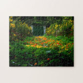 Monet's Garden, Giverny, Frankreich im Herbst Puzzle (Horizontal)