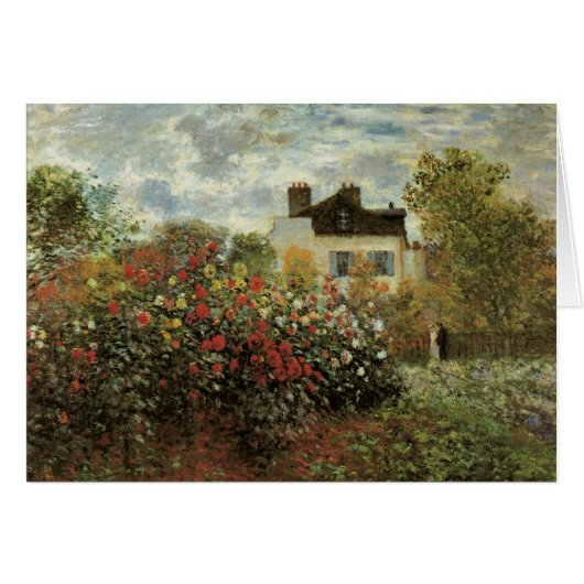 Monet's Garden in Argenteuil von Claude Monet (Vorderseite (Horizontal))