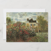 Monet's Garden in Argenteuil von Claude Monet (Vorderseite)
