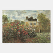 Monet's Garden in Argenteuil von Claude Monet Geschenkpapier Set (Vorderseite 2)