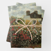 Monet's Garden in Argenteuil von Claude Monet Geschenkpapier Set (Beispiel)