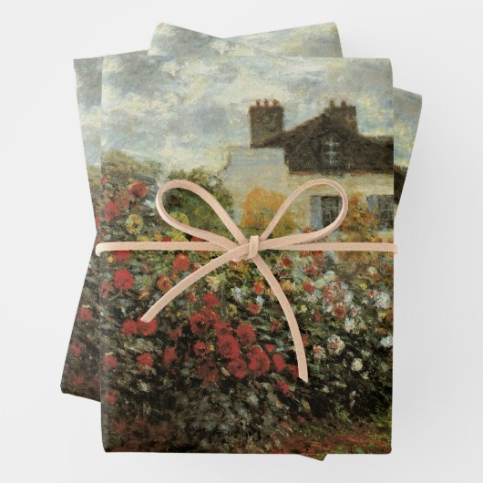 Monet's Garden in Argenteuil von Claude Monet Geschenkpapier Set (Beispiel)