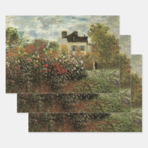 Monet's Garden in Argenteuil von Claude Monet Geschenkpapier Set