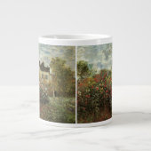 Monet's Garden in Argenteuil von Claude Monet Jumbo-Tasse (Vorderseite)