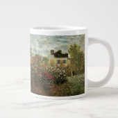 Monet's Garden in Argenteuil von Claude Monet Jumbo-Tasse (Rechts)