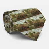 Monet's Garden in Argenteuil von Claude Monet Krawatte (Gerollt)