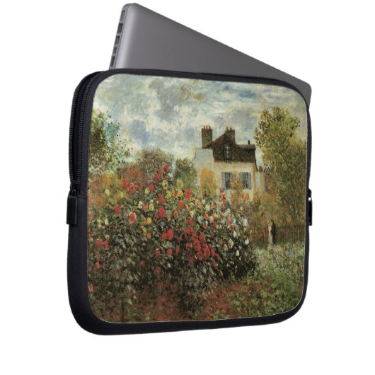 Monet's Garden in Argenteuil von Claude Monet Laptopschutzhülle (Vorne Rechts)