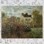 Monet's Garden in Argenteuil von Claude Monet Puzzle<br><div class="desc">Der Artist's Garden in Argenteuil (Eine Ecke des Gartens mit Dahlias) (1873) von Claude Monet ist ein Vintager Impressionismus feiner Kunst Blumenmalerei. Ein Landhaus liegt im Hintergrund. Ein Paar in der Liebe geht vorbei an einem romantischen Frühlingsgarten mit blühenden Rose und anderen Blume. Über den Künstler: Claude Monet (1840-1926) war...</div>