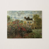 Monet's Garden in Argenteuil von Claude Monet Puzzle (Horizontal)