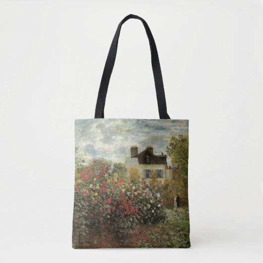 Monet's Garden in Argenteuil von Claude Monet Tasche (Vorderseite)