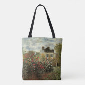 Monet's Garden in Argenteuil von Claude Monet Tasche (Rückseite)