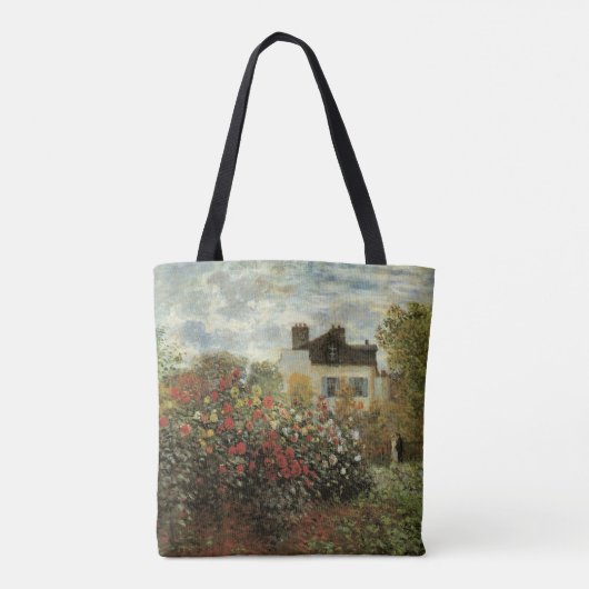 Monet's Garden in Argenteuil von Claude Monet Tasche (Rückseite)