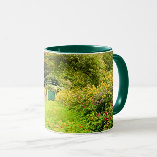 Monet's garden, Monet's Grand alley, Giverny Tasse (VorderseiteRechts)