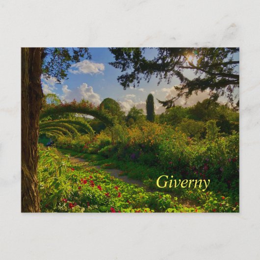 Monet's Garden Postkarte (Vorderseite)