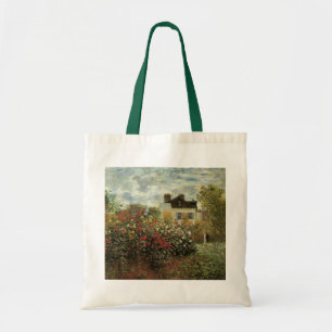 Monets Garten in Argenteuil von Claude Monet Tragetasche