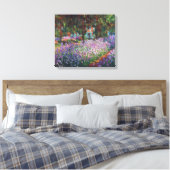 Monets Garten in Giverny von Claude Monet Leinwanddruck (Insitu (Schlafzimmer))
