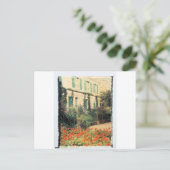 Monets Giverny Postkarte (Stehend Vorderseite)