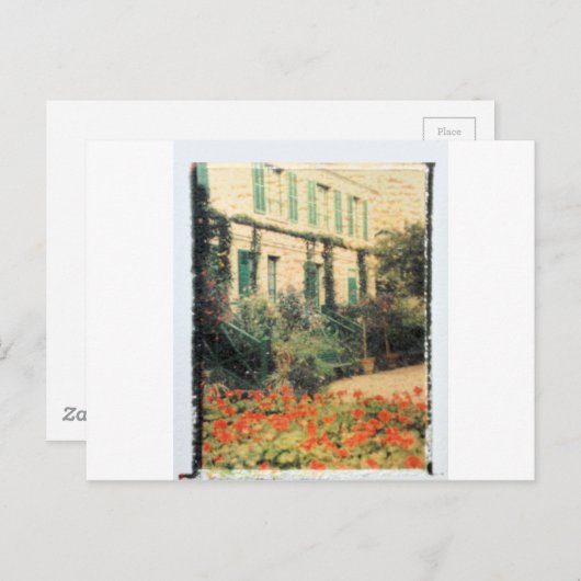 Monets Giverny Postkarte (Vorne/Hinten)