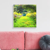 Monet's Grande Allee, Monet's Garden, Giverny Leinwanddruck (Insitu (Wohnzimmer))