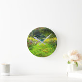 Monets Grande Allee, Monet's Garden, hübsch Runde Wanduhr (Zuhause)