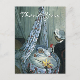 Monets Jean Monet in seiner Wiege Postkarte