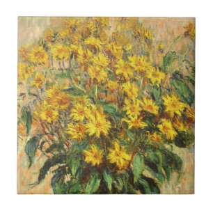 Monet's Jerusalem Artichokes Keramik Tile Fliese