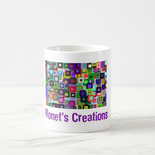 Monets kleiner kleiner Bilderrahmen-Tassen-Entwurf Kaffeetasse (Mittel)