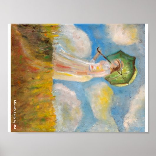 Monet's Lady Print Poster (Vorne)