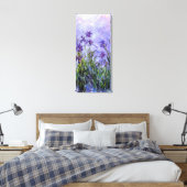 Monet's Lilac Irises Leinwanddruck (Insitu (Schlafzimmer))