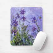 Monet's Lilac Irises Mousepad (Mit Mouse)