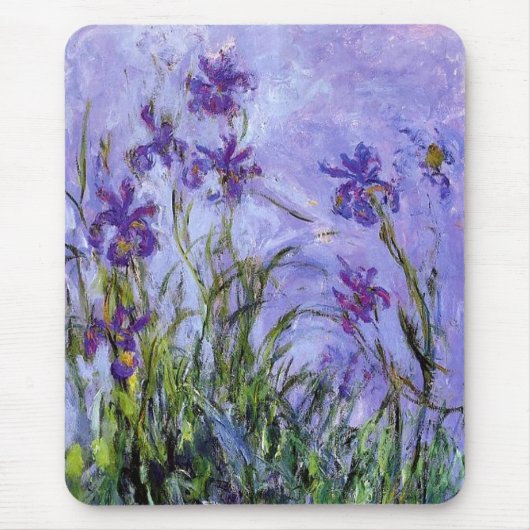 Monet's Lilac Irises Mousepad (Vorne)