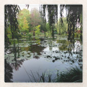 Monets Lily Pond, Giverny, Frankreich Glasuntersetzer (Vorderseite)