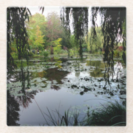 Monets Lily Pond, Giverny, Frankreich Glasuntersetzer