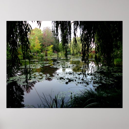 Monets Lily Pond, Giverny, Frankreich Poster (Vorne)