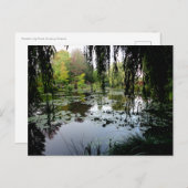 Monets Lily Pond, Giverny, Frankreich Postkarte (Vorne/Hinten)