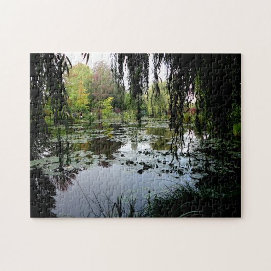 Monets Lily Pond, Giverny, Frankreich Puzzle (Horizontal)