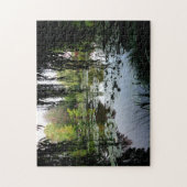 Monets Lily Pond, Giverny, Frankreich Puzzle (Vertikal)