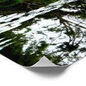 Monets Lily Pond with Willows, Giverny, Frankreich Poster (Ecke)