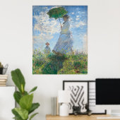 Monets Madame Monet und ihr Sohn Poster (Heimbüro)