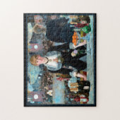 Monets Mädchen hinter dem Bar Puzzle (Vertikal)