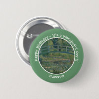 Monets Party Water-Lily Pond und Footbridge