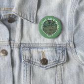 Monets Party Water-Lily Pond und Footbridge Button (Beispiel)