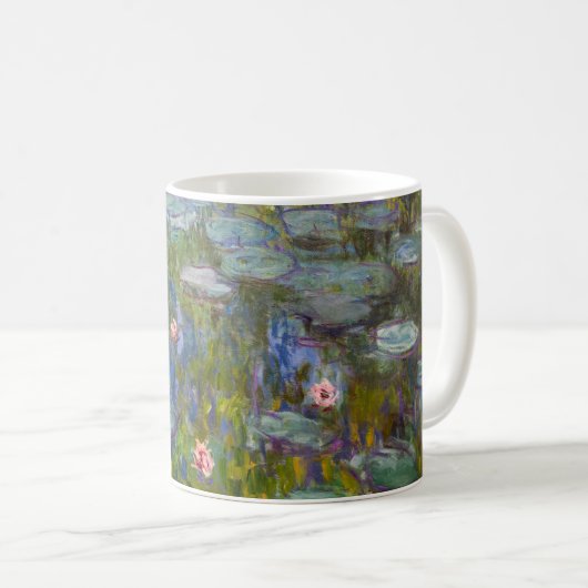 Monets Seerosen Kaffeetasse (VorderseiteRechts)