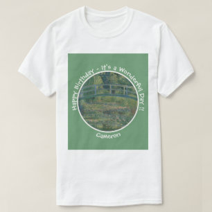 Monets Seerosenteich und Fußgängerbrücke Partyarti T-Shirt
