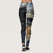 Monets Sonnenuntergang Legging Leggings (Rückseite)