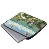 Monets "Terrasse bei St. Adresse" Laptopschutzhülle (Vorne Knopf)