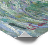 Monet's The Artist's Garden in Giverny Poster (Ecke)