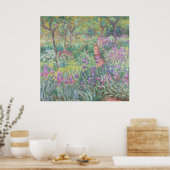 Monet's The Artist's Garden in Giverny Poster (Küche)